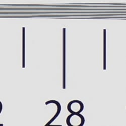Strong detail to ~2,900 lines vertical Camera JPEG