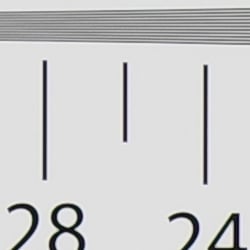 Strong detail to ~2,700 lines vertical Camera JPEG