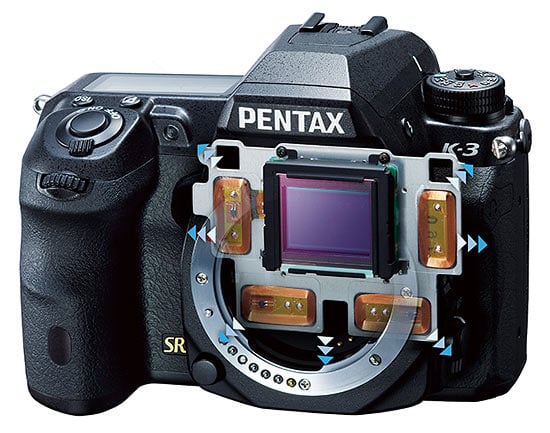 Pentax K-3 review - SR system illustration
