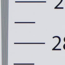 Strong detail to ~2,700 lines horizontal ACR processed RAW