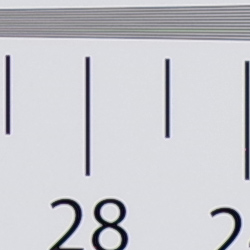 Strong detail to ~2,700 lines vertical Camera JPEG