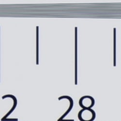 Strong detail to ~2,850 lines vertical Camera JPEG