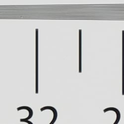 Strong detail to ~3,050 lines vertical Camera JPEG