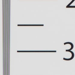 Strong detail to ~3,100 lines horizontal ACR processed SRW