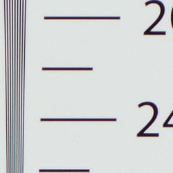 Strong detail to 2,300 lines horizontal ACR processed SRW