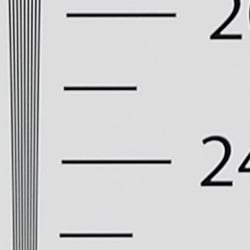 Strong detail to ~2,500 lines horizontal Camera JPEG