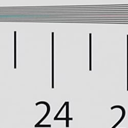 Strong detail to ~2,500 lines vertical Camera JPEG
