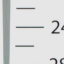 Strong detail to ~2,500 lines horizontal ACR processed SRW