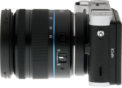 Samsung NX300 review -- Left view