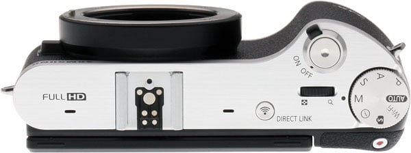 Samsung NX300 review -- Top view