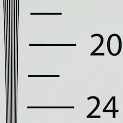 Strong detail to ~2,200 lines horizontal Camera JPEG