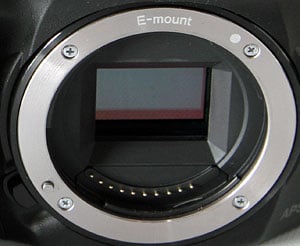 Sony A3000 Review -- Lens mount