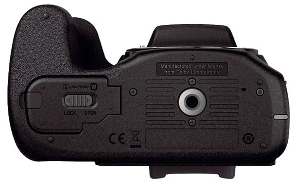Sony A3000 Review -- View from beneath