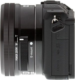 Sony A5100 Review -- left view