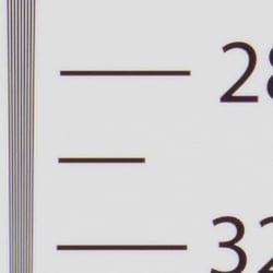 Strong detail to ~2,900 lines horizontal ACR converted RAW