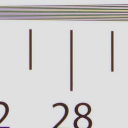 Strong detail to ~2,800 lines vertical ACR converted RAW