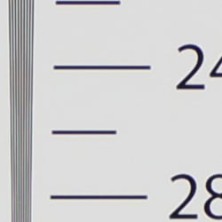 Strong detail to ~2,500 lines horizontal Camera JPEG