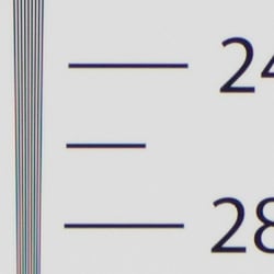 Strong detail to ~2,500 lines horizontal ACR converted RAW