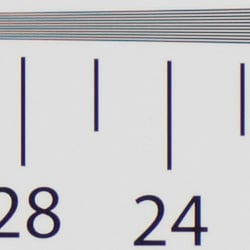 Strong detail to ~2,500 lines vertical ACR converted RAW