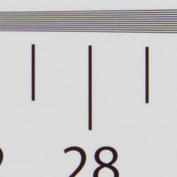 Strong detail to ~2,800 lines vertical ACR converted RAW