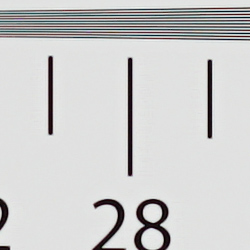 Strong detail to ~2,750 lines vertical Camera JPEG