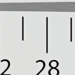 Strong detail to ~2,850 lines vertical Camera JPEG