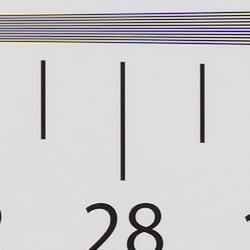 Strong detail to ~2,800 lines vertical ACR converted RAW