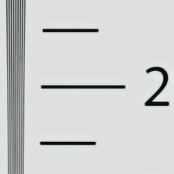 Strong detail to ~2,900 lines horizontal Camera JPEG