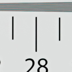 Strong detail to ~2,850 lines vertical Camera JPEG