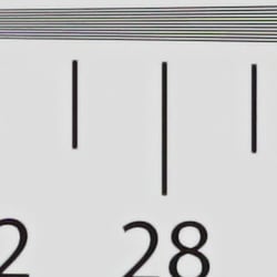 Strong detail to ~2,800 lines vertical Camera JPEG