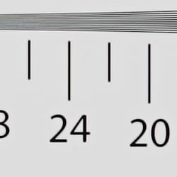 Strong detail to ~2,100 lines vertical Camera JPEG
