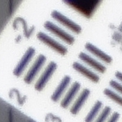 Tele f/6.3 : Much softer upper left, but less CA than wide-angle corners
