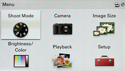 Sony NEX-3N Review -- Menu animation