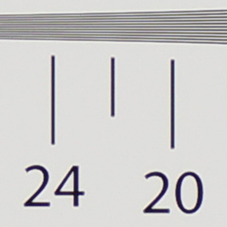 Strong detail to 2,200 lines vertical Camera JPEG