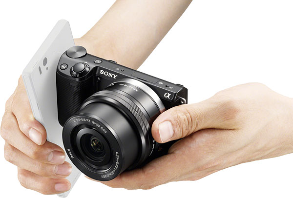 Sony NEX-5T Review -- Near Field Communications