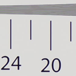 Strong detail to 2,200 lines vertical Camera JPEG