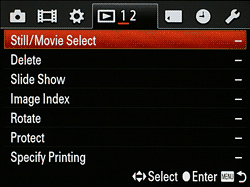 Play Menu