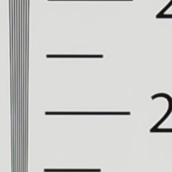 Strong detail to ~2,700 lines horizontal Camera JPEG
