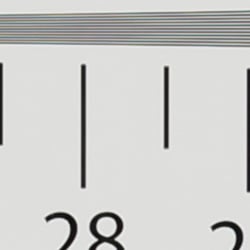 Strong detail to ~2,700 lines vertical Camera JPEG