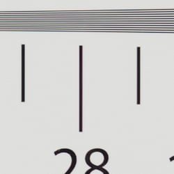 Strong detail to ~2,800 lines vertical ACR converted RAW