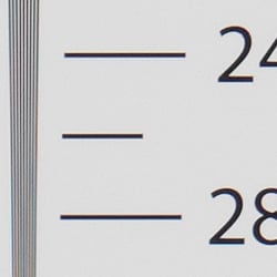 ACR converted RAW: Strong detail to ~2,600 lines horizontal
