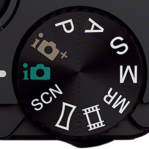 Sony RX100 II -- Mode dial