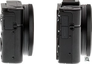 Sony RX100 II review -- side comparison with RX100