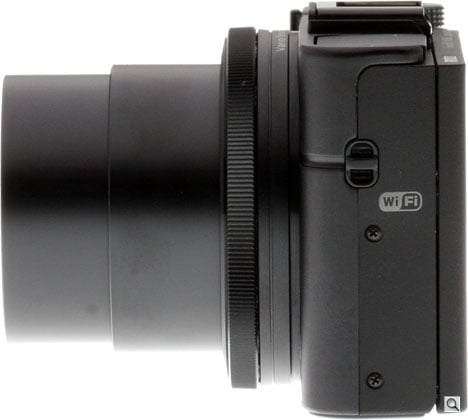 Sony RX100 II review -- left view