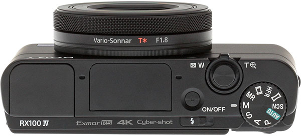 Sony RX100 IV Field Test -- Product Image Top