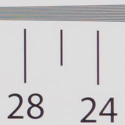 ACR converted RAW: Strong detail to ~2,550 lines vertical