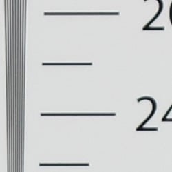 Strong detail to ~2,300 lines horizontal Camera JPEG